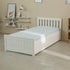 Timeless White Kids Storage 4 Drawer Single Bed